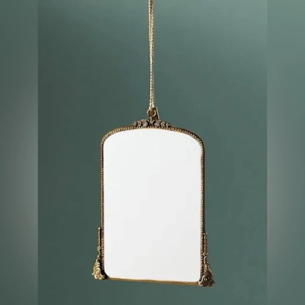 Anthropologie Gleaming Primrose Mirror Ornament miniature Christmas tree 2022